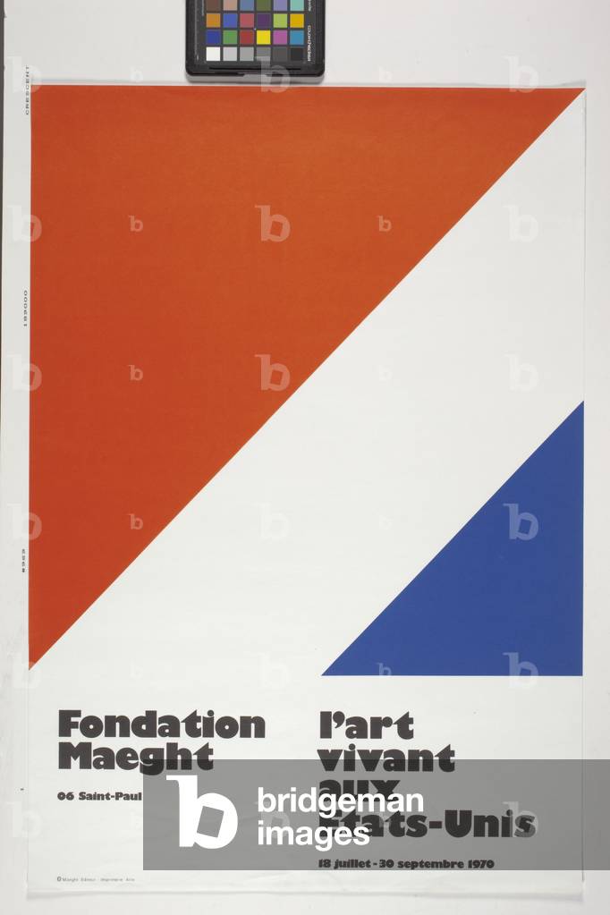 Foundation Maeght, L'Art Vivant Aux Etats-Unis (colour lithograph)