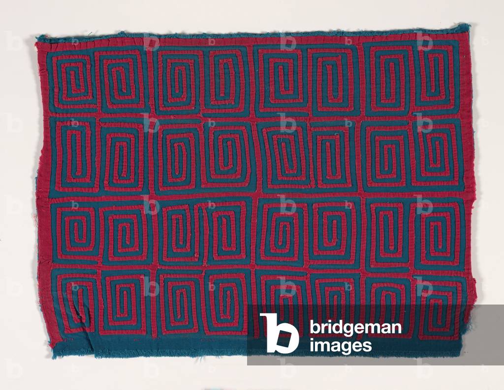 Shirt panel (mola), Kuna People, San Blas Islands, c.1950s (appliqued cotton)