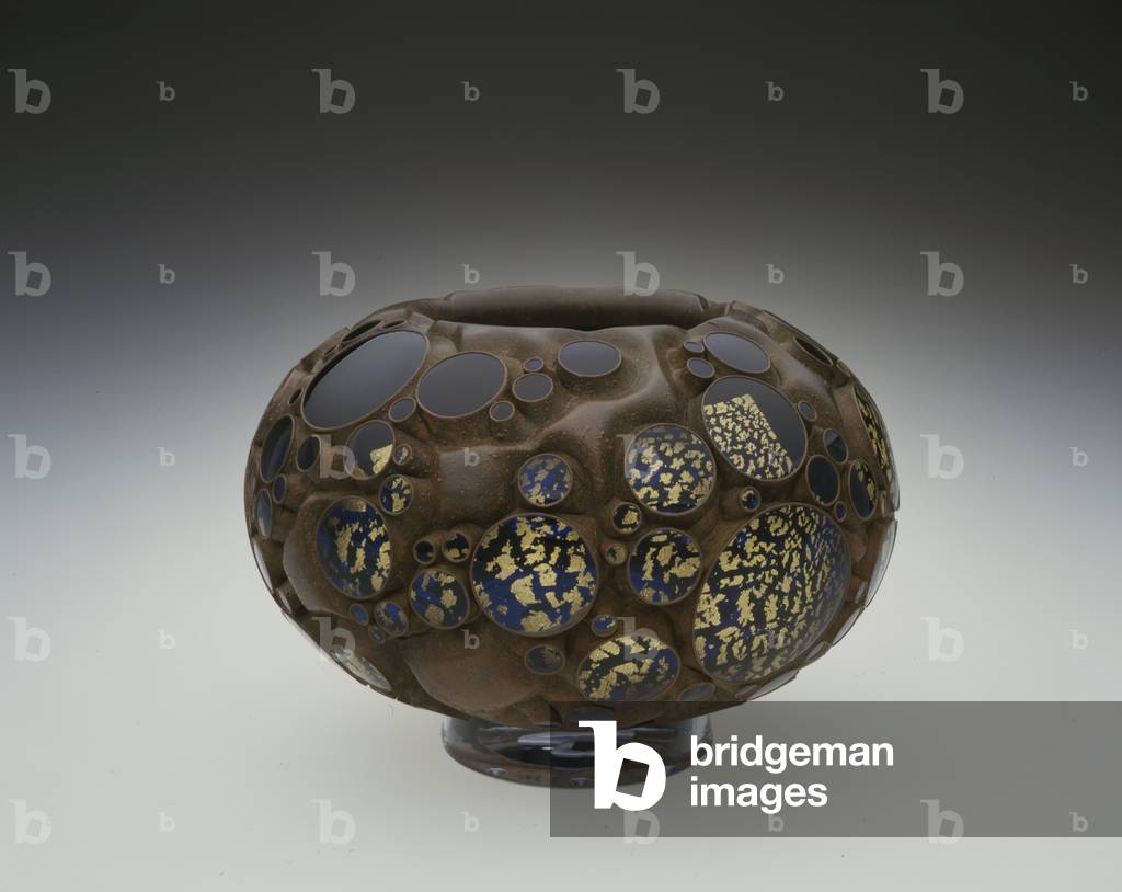 Ur Crustacean, 1990-91 (blown glass with gold foil & electroformed copper)