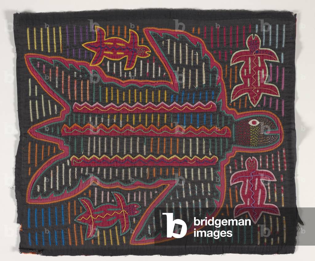 Hemdbluse (mola) (applizierte Baumwolle)