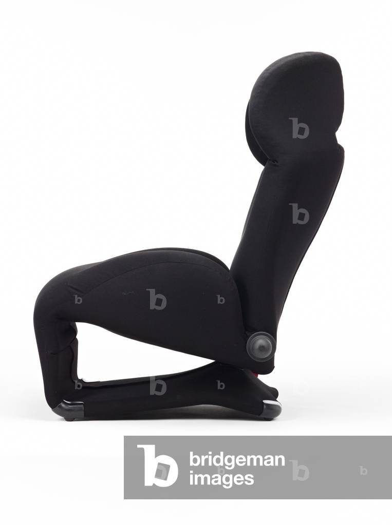 Wink Lounge Chair, 1980 (polyurethane foam, steel, Dacron)