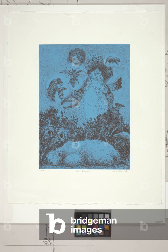 Bear Dreams (lithograph)