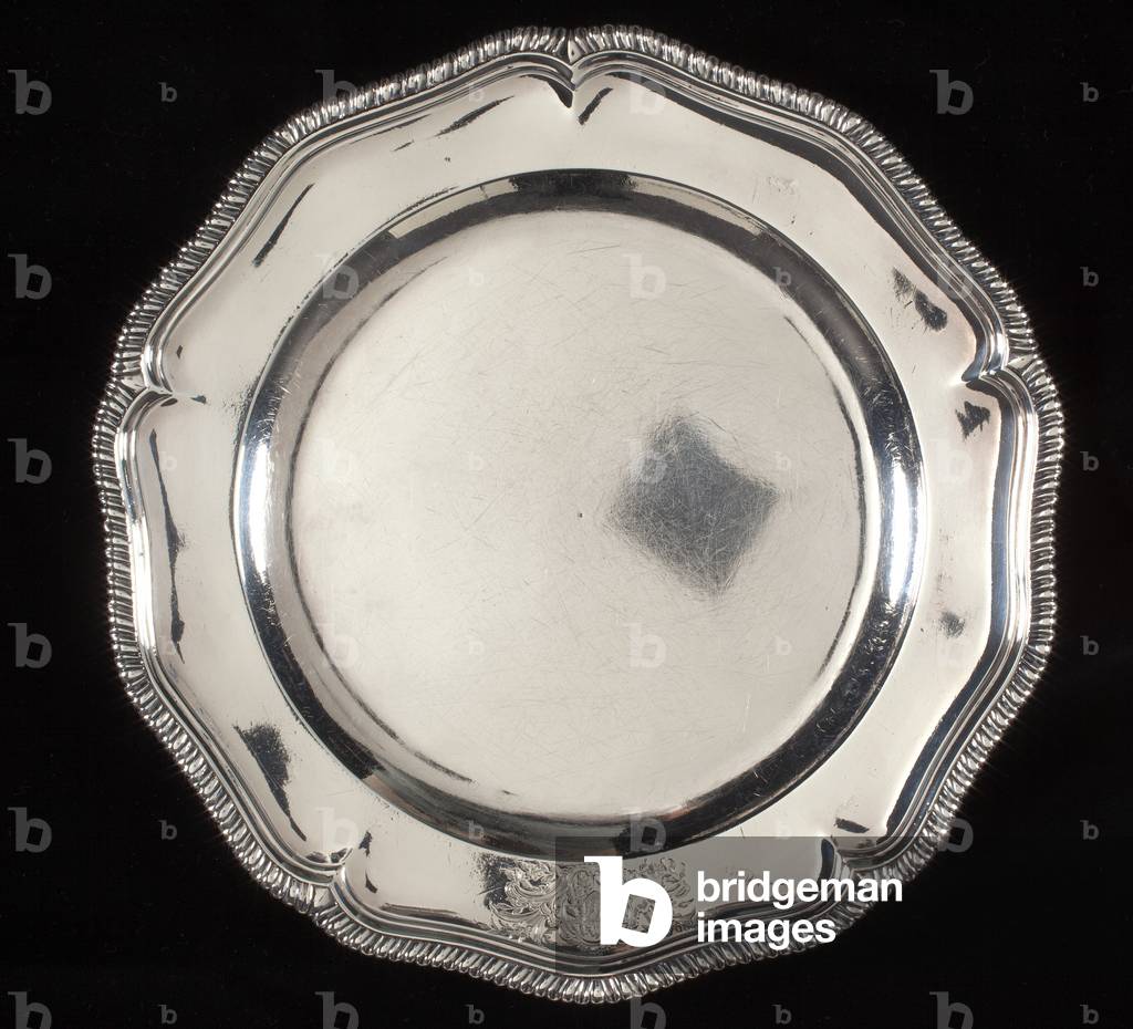 Service plate by John Hugh LeSage, 1743 (silver)