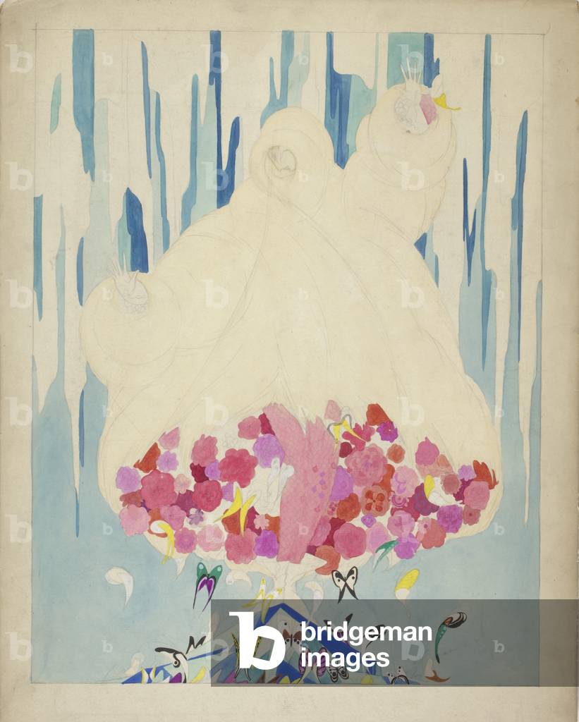 Costume sketch (graphite & w/c on illustration board)