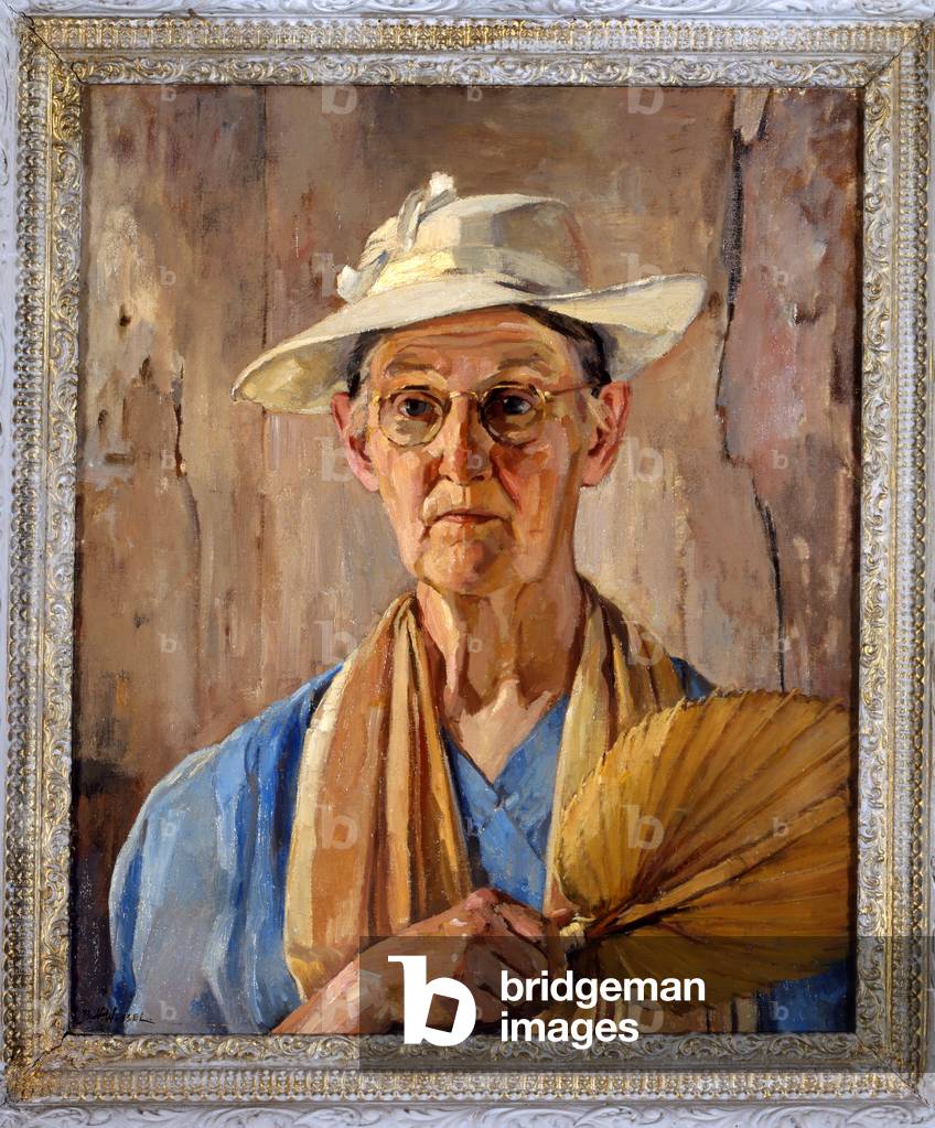 Aunt Jenny (oil on canvas)