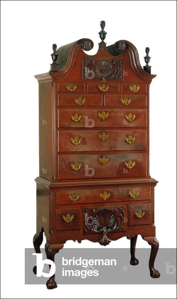 High Chest Of Drawers (walnut)