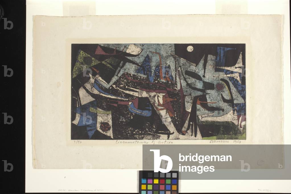 Circumstances Of Action (colour etching and aquatint)