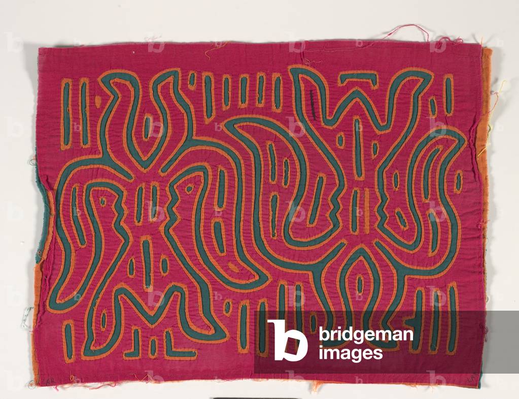 Shirt Panel (mola), c.1950 (appliqued cotton)
