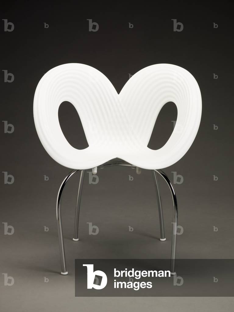 Ripple chair, 2005 (polypropylene & chrome plated stainless steel)