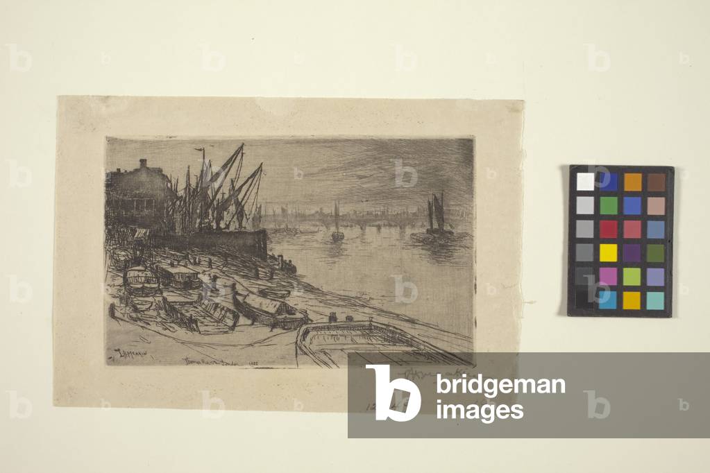 River Thames, At London (etching)