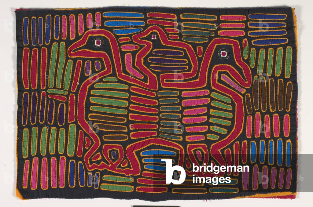 Hemdbluse (mola) (applizierte Baumwolle)