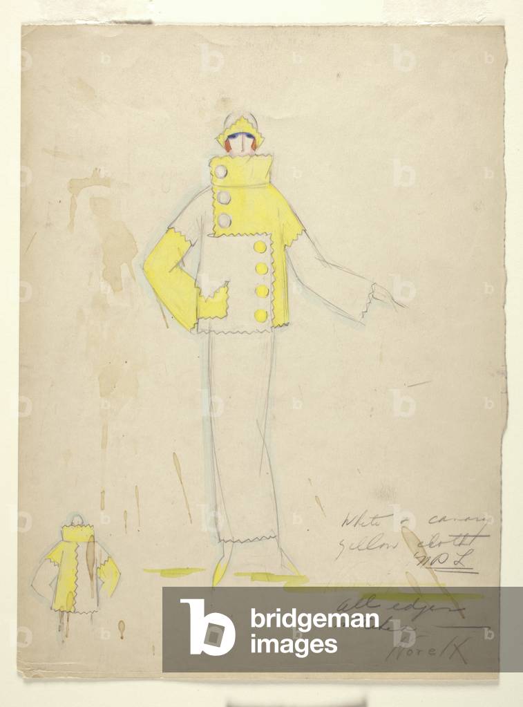 Immagine di Disegno "Costume schizzo", 20th Secolo di Norman Norell