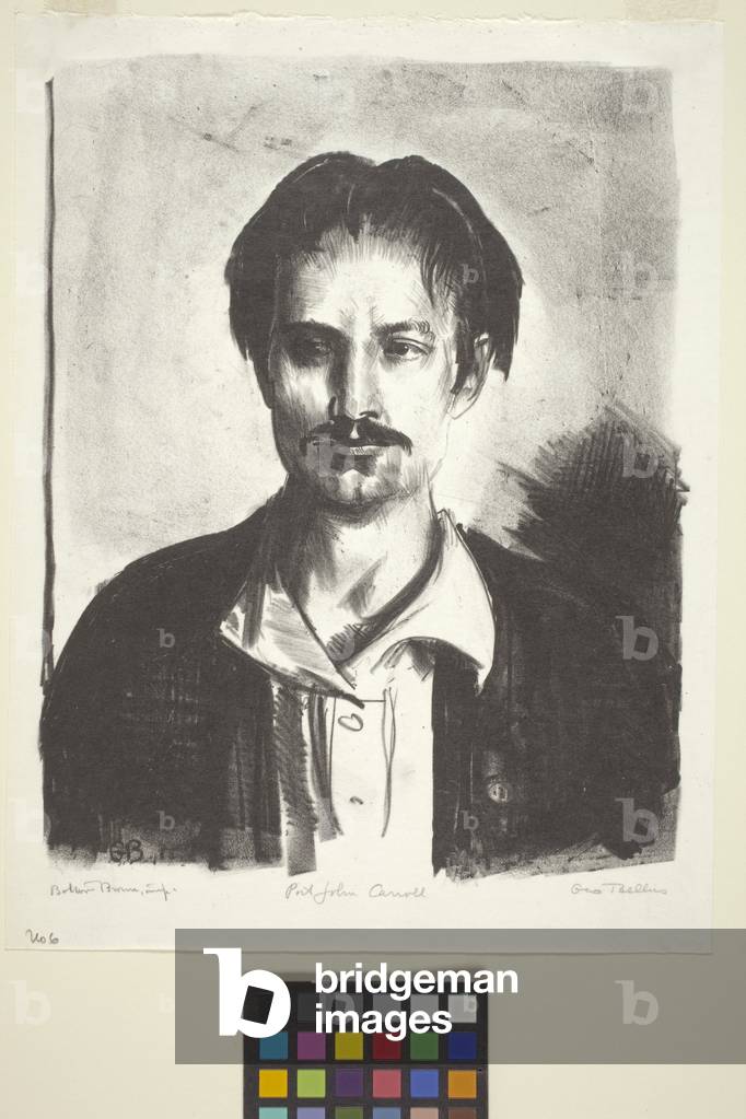 Portrait Of John Carroll (ink)