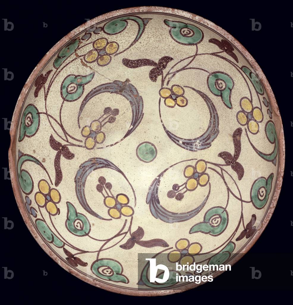 Arabian food bowl (ceramic) (see also 232928)