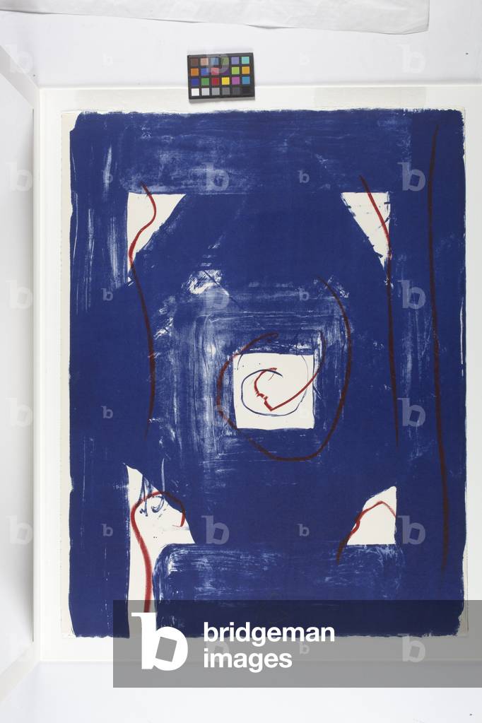 Blue/Red (colour litho)