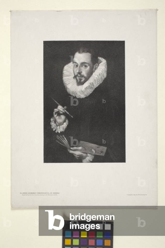 Portrait Of El Greco (ink)