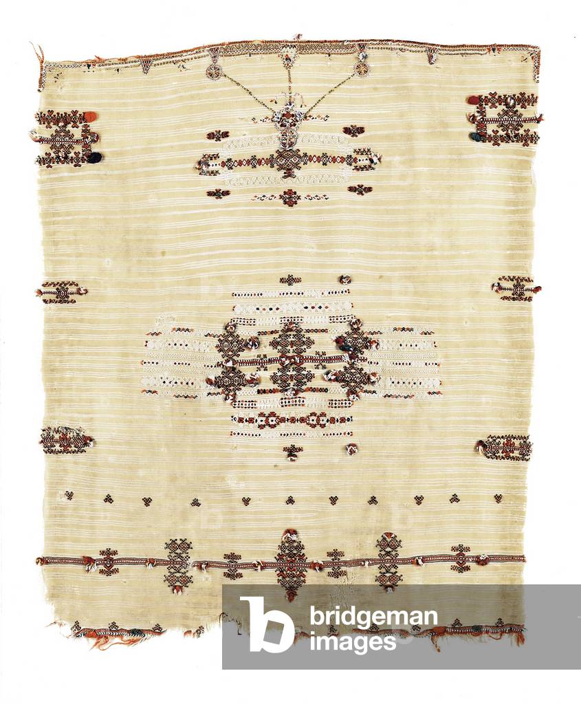Woman's Head Scarf (wool, cotton & silk)