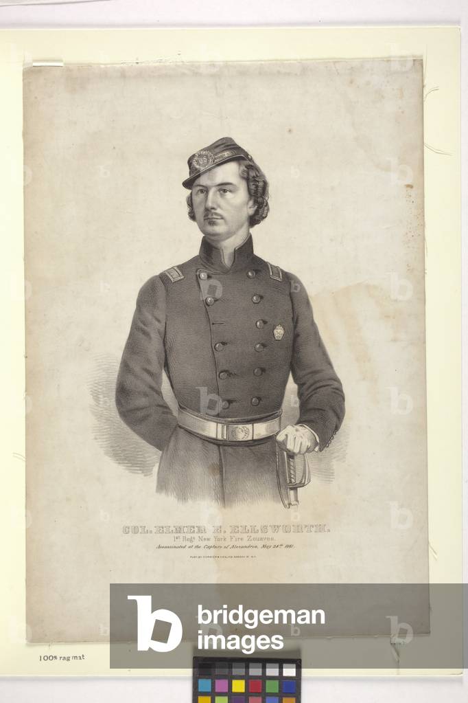 Col. Elmer E. Ellsworth (lithograph)