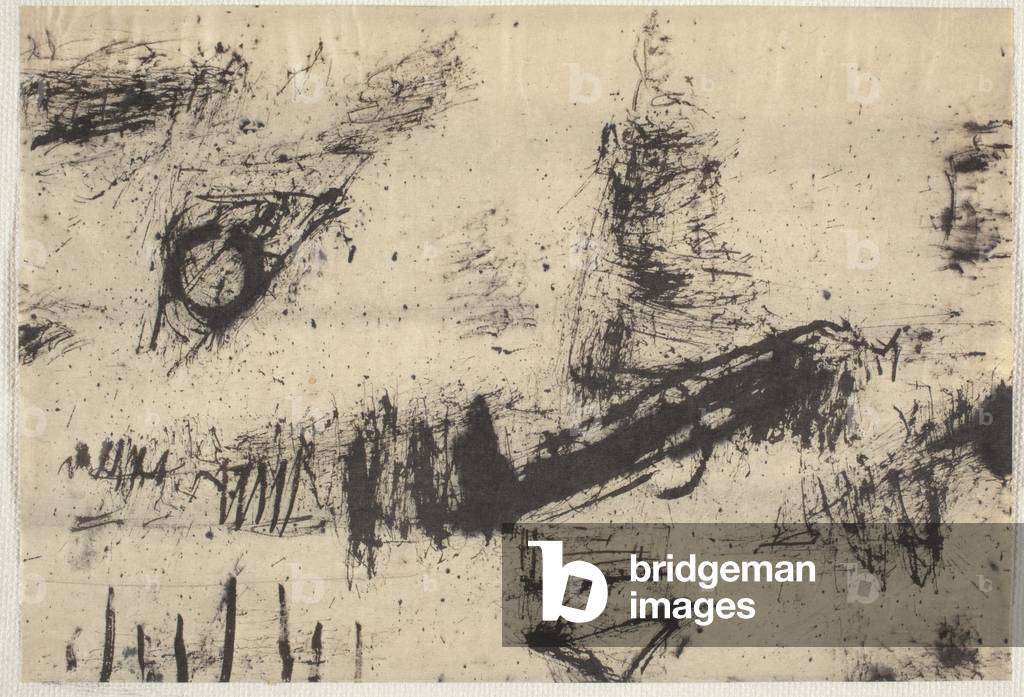 Untitled, Shigoto hajime [Beginning Work], January 6, 1998 (ink on paper)