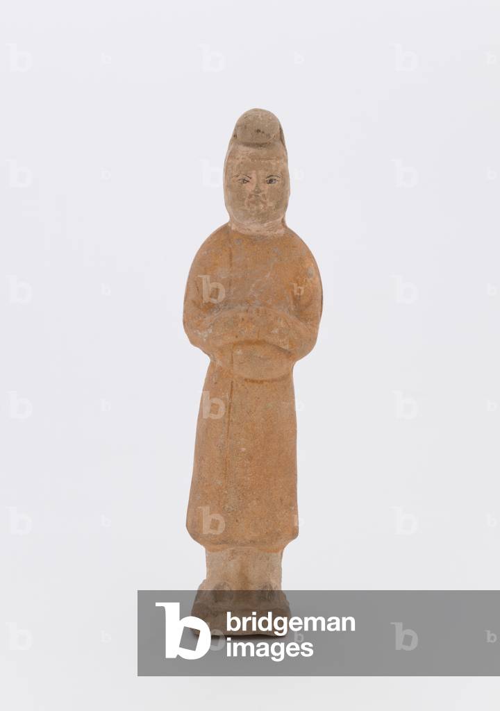 Figure of an attendant (earthenware)