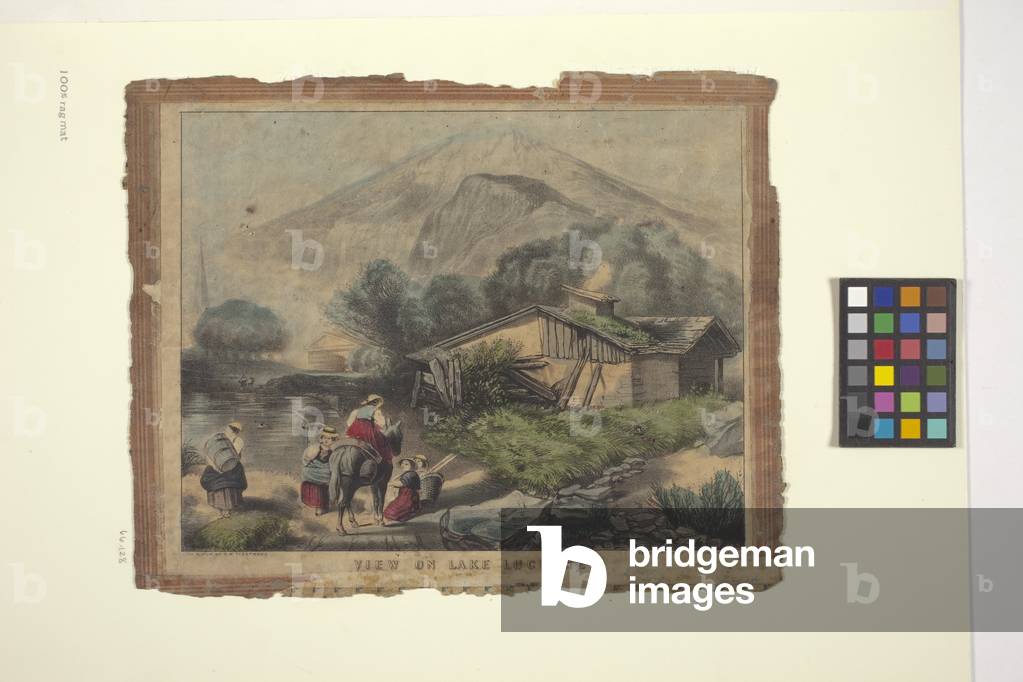 View Of Lake Lucerne (hand-coloured lithograph)