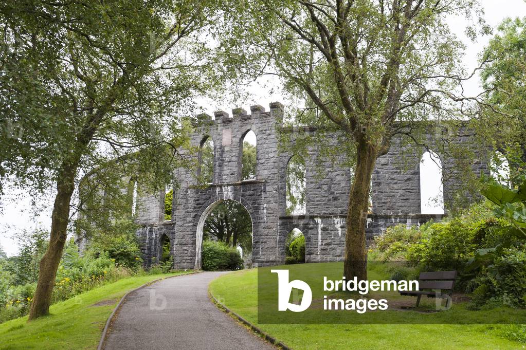 McCaig Tower (1895-1902) - McCaig's Tower, Battery Hill, Oban, Argyll, Scotland, United Kingdom, Europe
