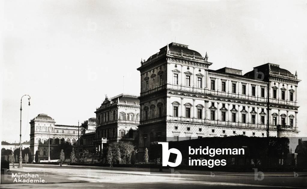 Academy of Fine Arts around 1937, Munich, Baviere, Germany
