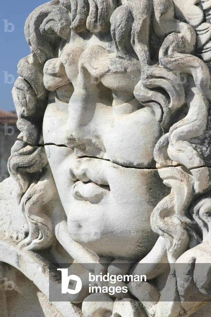 Turkey Didyma (Didymes, Didim) south ageian coast place of an important oracle head of Medusa (head of Meduse)