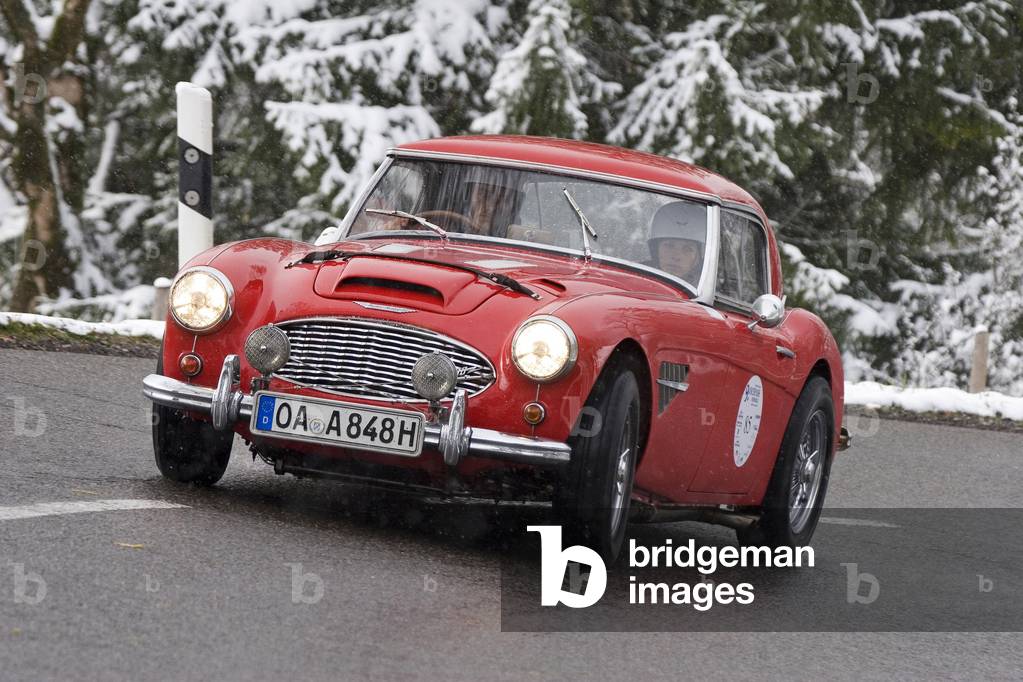 Austin Healey 3000, built 1959, Jochpass Memorial 2007, Bad Hindelang, Bavaria, Germany
