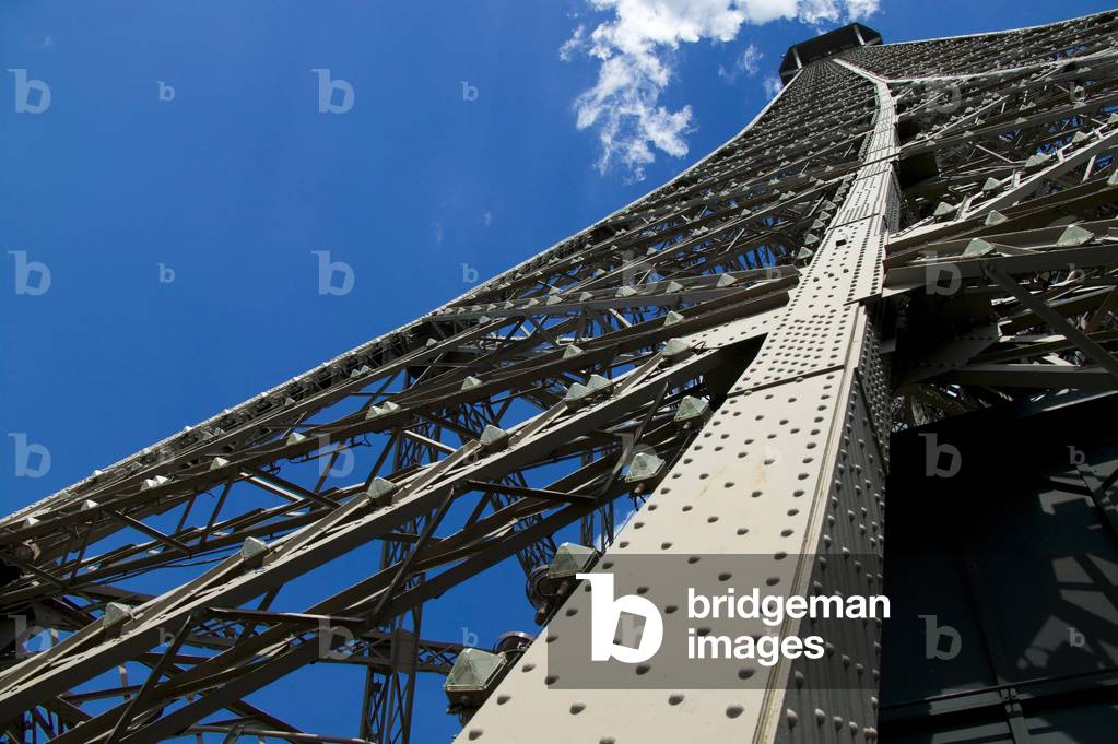 Eiffel Tower, detail, Paris, Ile de France, France