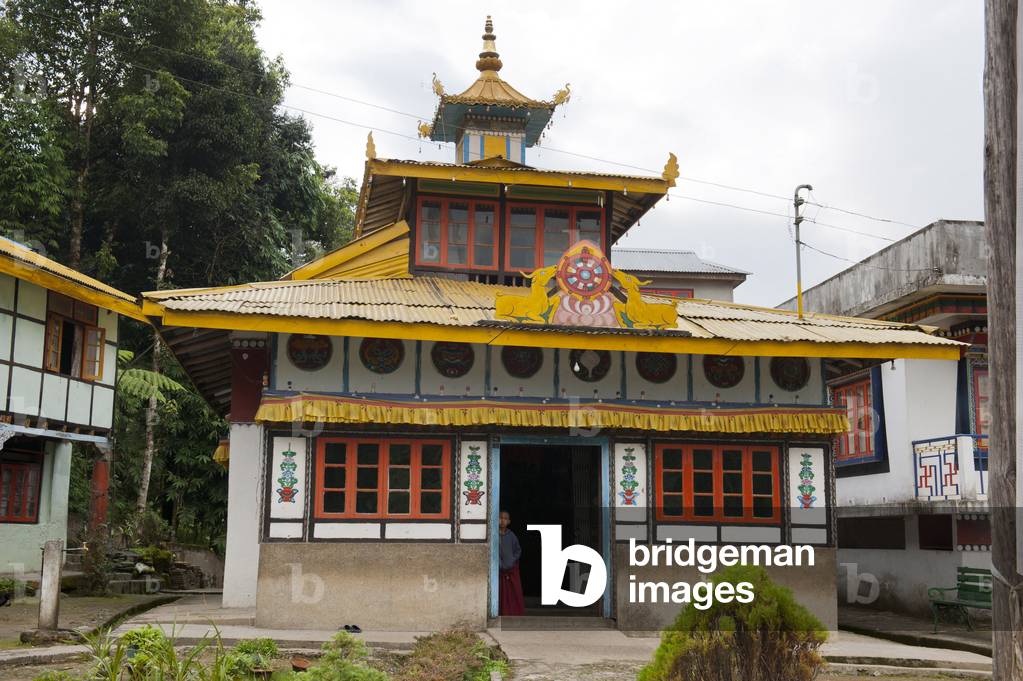 Tibetan Buddhism; Yung Drung Kundrak Lingbon Monastery; Bon Sect; near Ravangla; Sikkim; Himalayas; India; South Asia; Asia