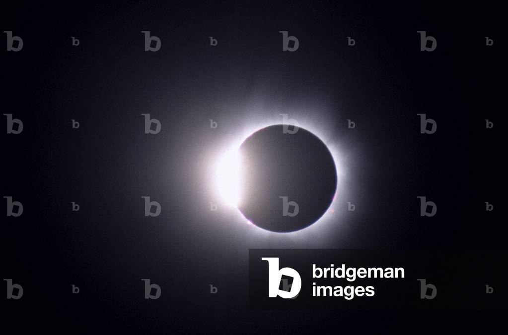 Eclipse of the sun seen from Le Havre, France
