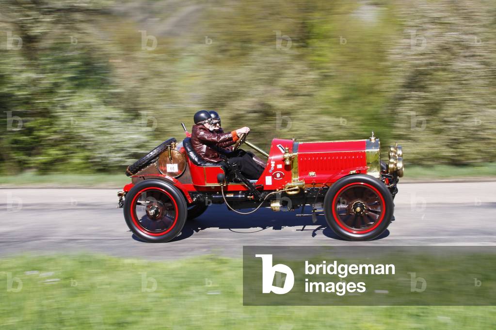 De Dion Bouton GP-car, built in 1908, rally Langenburg Historic 2009, Langenburg, Baden-Wuerttemberg, Germany, Europe