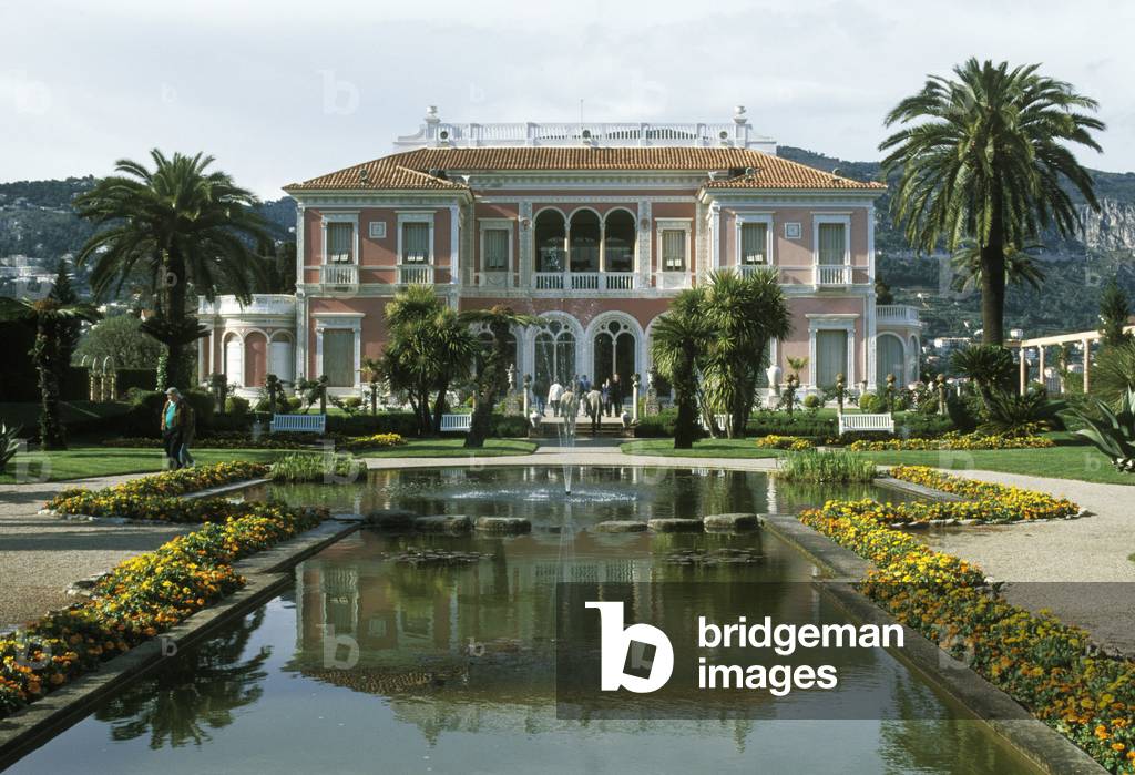 Cap Ferrat Cote d'Azur France Fondation Ephrussi de Rothschild castle built 1912