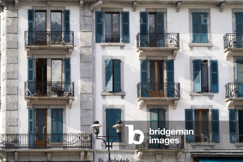 building pattern in Chamonix, Savoy, France Photography