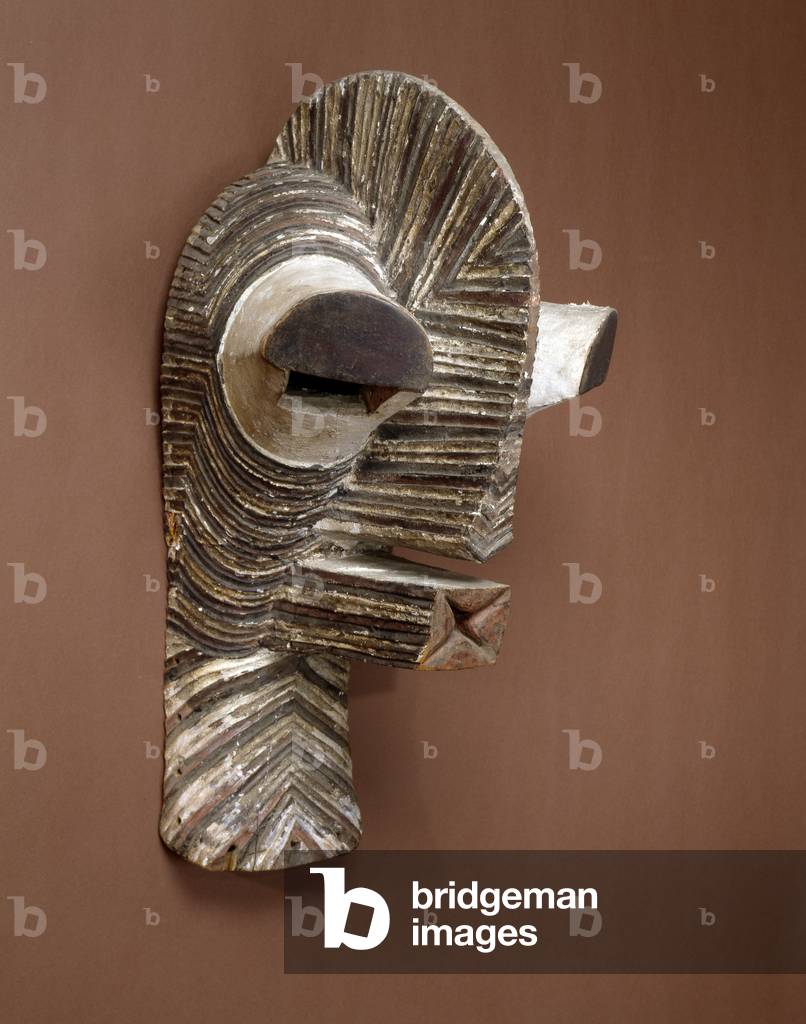 Songye 'kifwebe' mask, Democratic Republic of Congo, late 19th-early 20th century (wood)