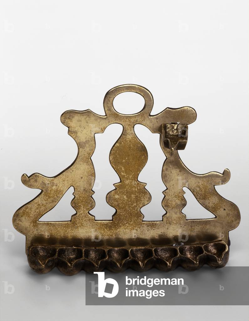 Hanukkah Lamp (brass)
