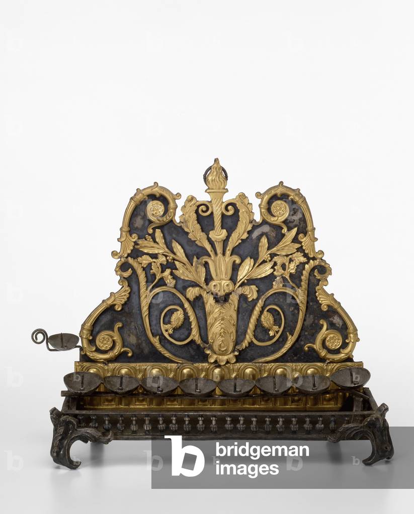 Hanukkah Lamp (metal)