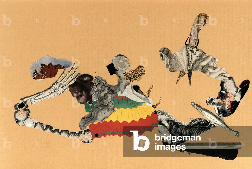 They Won't see me II, 1978 (collage on paper)