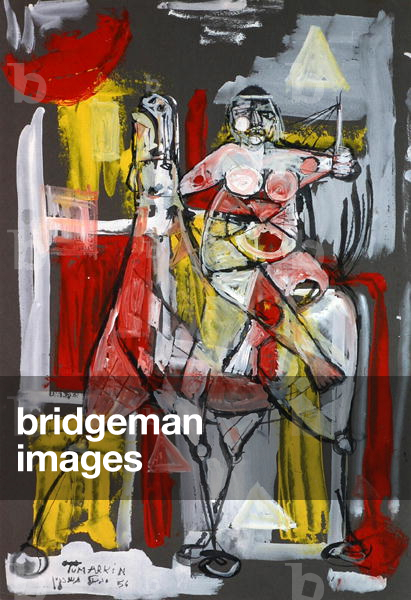 Untitled, 1956 (gouache on paper)