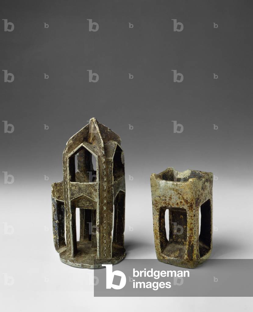 Incense Burners, San'a and Sa'dah, Yemen, 19th century (carved soapstone)
