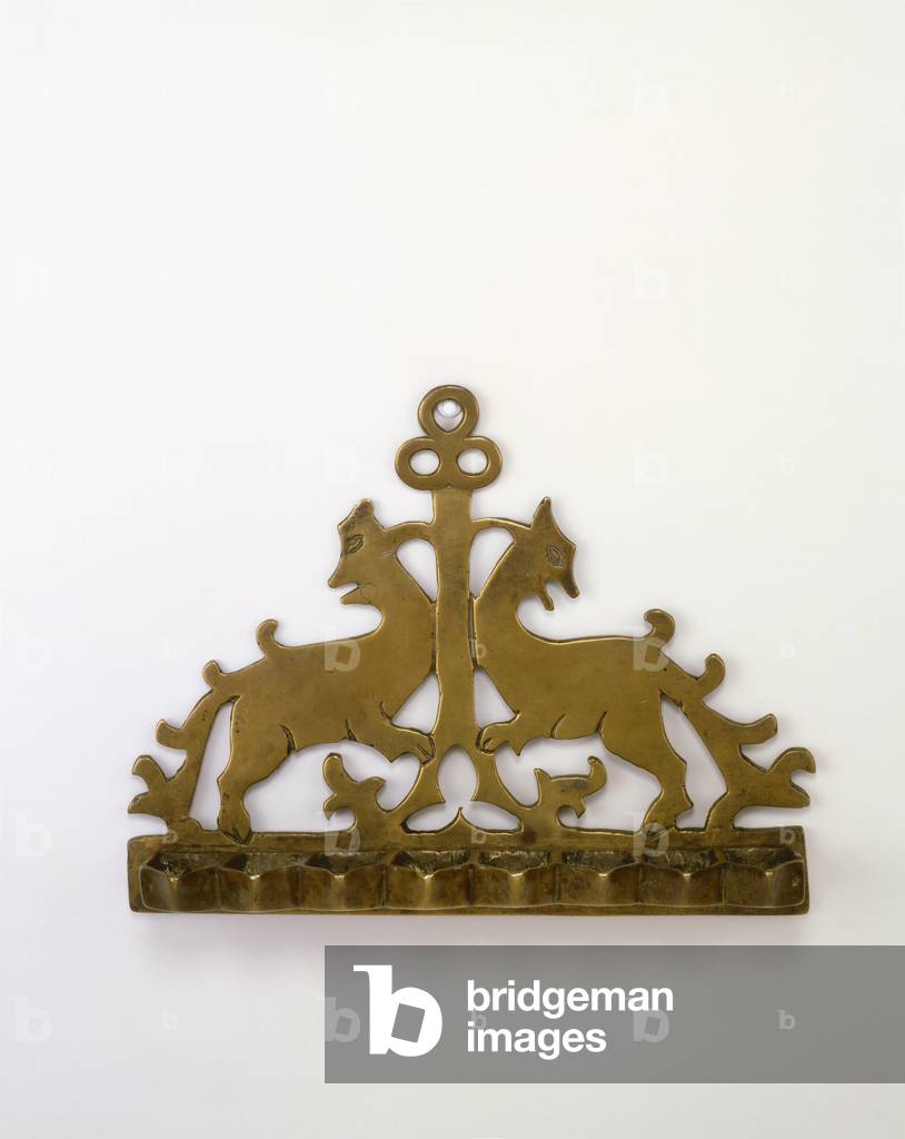 Hanukkah Lamp (brass)