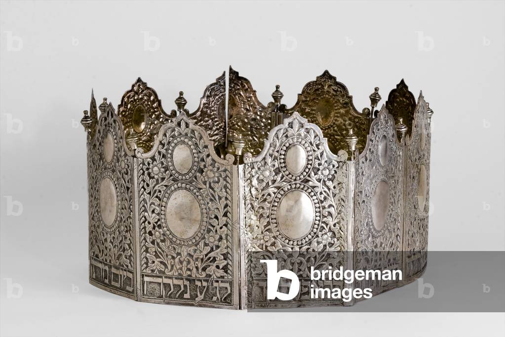 Couronne de Torah, Tripoli, 1915 (argent)