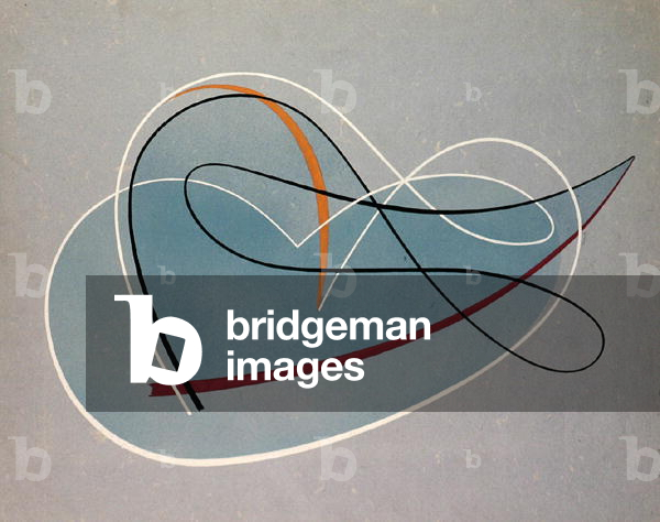 Untitled, 1958 (gouache & spray paint on paper)