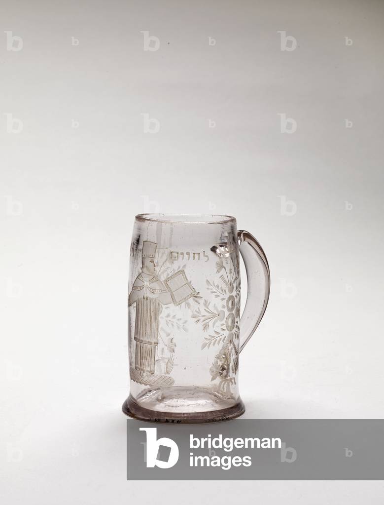 Cup for the 'Purim Rabbi' (glass)