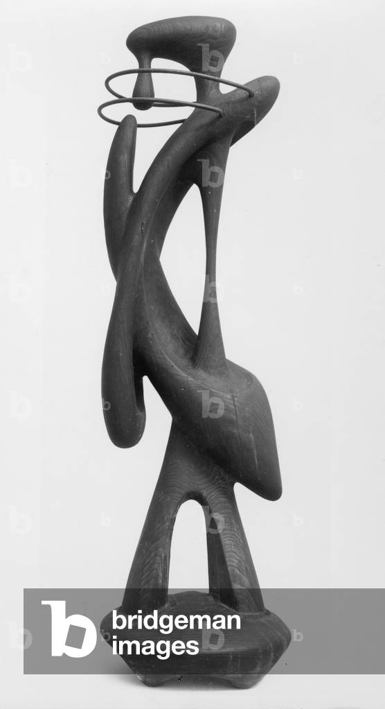 Jucambe, 1958 (painted burnt wood)