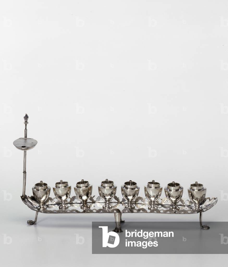 Hanukkah Lamp (silver)