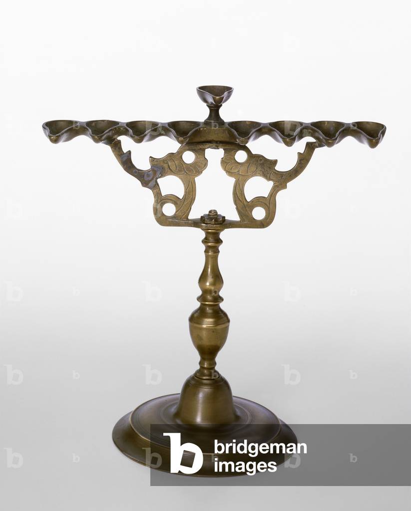 Hanukkah Lamp (brass)