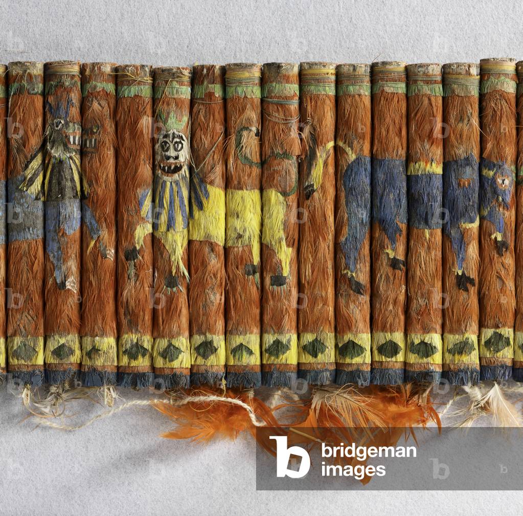 Aymara, Copacapana, Bolivia (feathers, reeds & cotton cord) (detail of 329329)