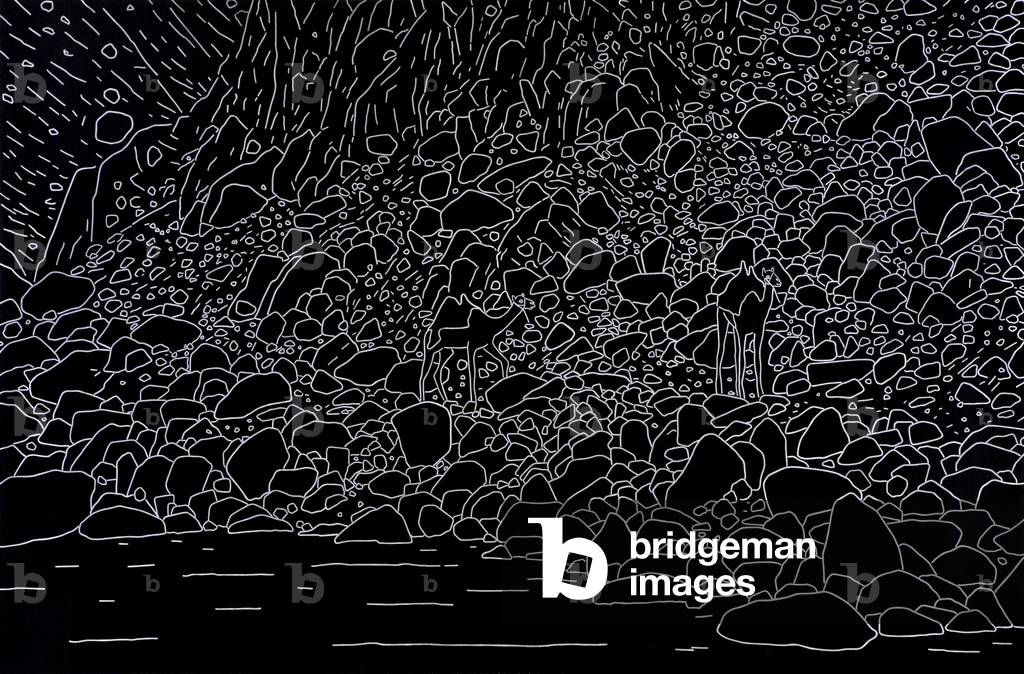 Untitled, 2006-07 (acrylic and felt-tip pen on canvas)